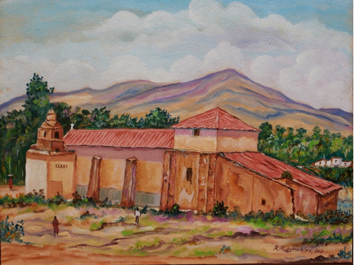 Rafael Ramon Gonzalez - Premio Nacional - Acuarela 41x46 Cms