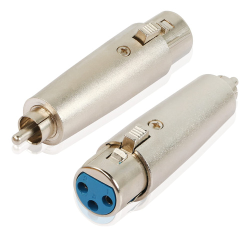 Pngknyocn Adaptador Rca A Xlr Rca Macho A Xlr Hembra Cambia.