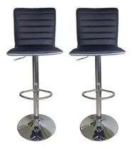 Comprar Combo 2 Banquetas Taburetes Negros Cocina Barra C\u002F Respaldo