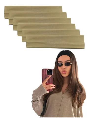 comprar 6x Cintillo Stretch Clásico Tela Colores Mediano