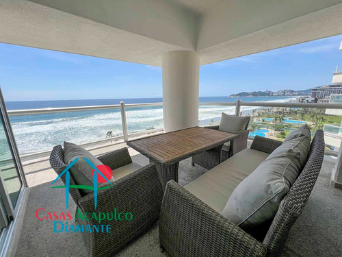Cad Copán 904. Depa De Playa Con Terraza Y Vista Frontal Al Mar