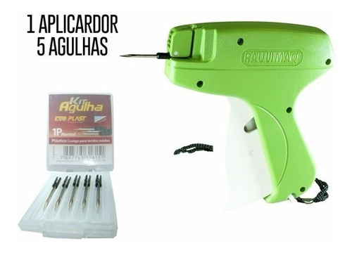 Super Kit Pistola Aplicador Tag + 5 Agulhas Top Frete Gratis