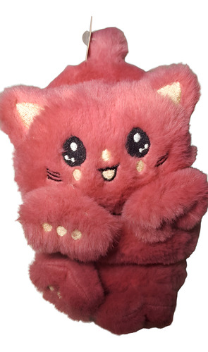 Orejera Vincha Peluche Abrigo Protector Frio Suave Comodo Fucsia Tela De Peluche.