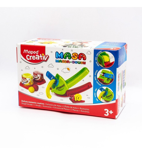 Imagen 1 de 4 de Super Set Maped Creativ Maquina Extrusora Masa Y Accesorios