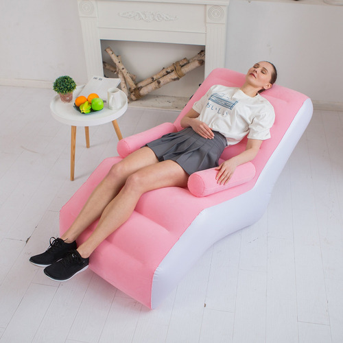 Sillón Inflable Cuadrado Sofa Reclinable Puff Ultra Comodo