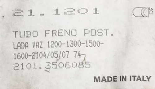 Manguera De Freno Lada Sedan T (2104 2105 2106) 234923