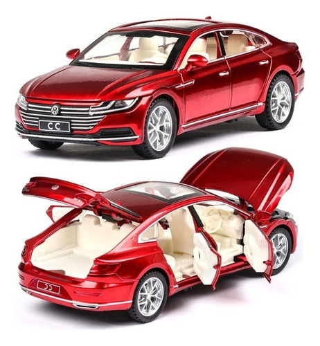 Coches De Metal En Miniatura Del Volkswagen Cc 2020 Con Luce