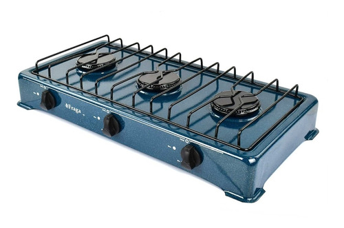 Parrilla De Gas 3 Quemadores Fraga P803-01 Azul