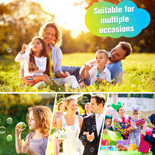 Recambios Burbujas 70 Oz Niños, Solución Burbujas Premezclad Color