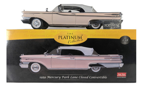 Mercury Park Lane 1959 Convertible- R Sun Star Platinum 1/18