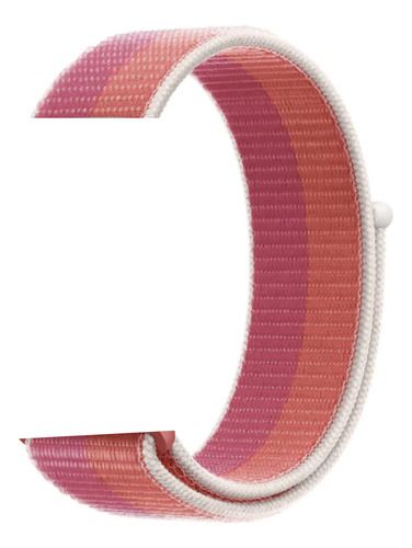 Pulseira Compatível Com Watch Series Nylon Loop Esporte Cor Sunset