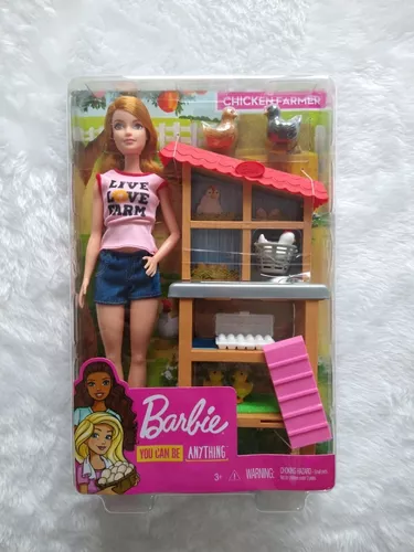 Barbie - Playset Granjeira - Boneca Quero Ser, EU QUERO SER