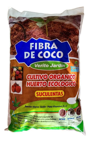 Fibra De Coco 2 Lts. Cactus Suculovers