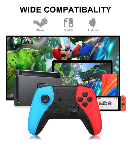 Para Gamepads Inalámbricos De Nintendo Switch Y Pc
