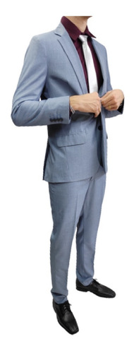 Imagen 9 de 9 de Ambro Traje Saco Y Pantalon Maxima Calidad