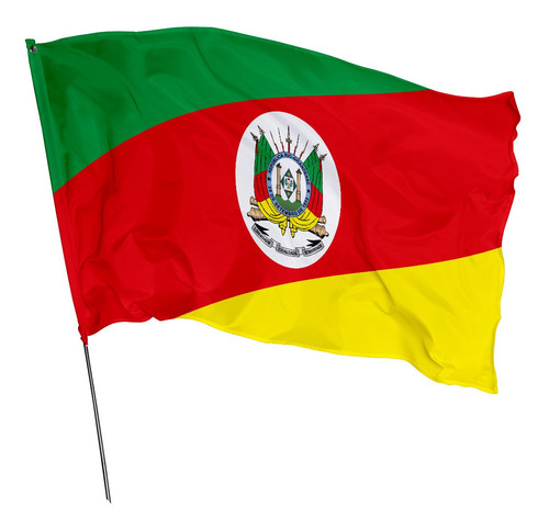Bandeira Dupla Face Do Rio Grande Do Sul 1,45m X 1m