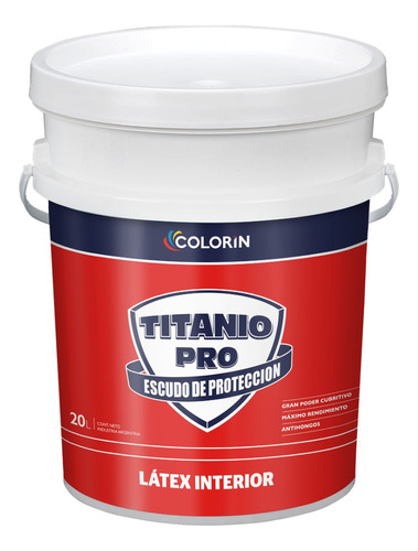 Colorin Titanio Pro Látex Interior 20l - Davinci