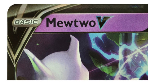 Pokemon Tcg Mewtwo V Pokemon Go 030/078 Ingles Original 2022 Mewtwo V 030/078 Pokemon Go 2022 Inglés (Usado)