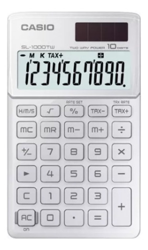 Casio 14396 Calculadora Bolsillo Sl-1000tw-we