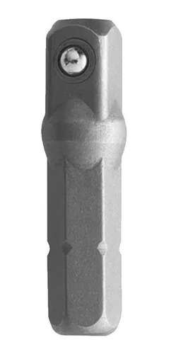 Adaptador Bocallave Encastre 1/4 X 30mm Ruhlmann 8557 Color Gris
