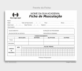 Modelo De Ficha De Treino Para Academia Modelo De Ficha De Treino Para Academia