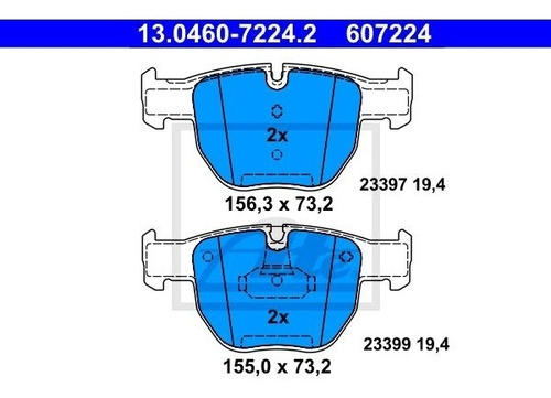 Balatas [d] Land Rover Range Rover Iii 4.2 4x4 2005 (l322)