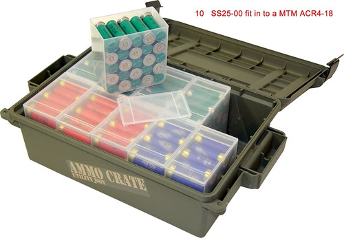 Mtm Ss25-00 Shell Stack 25 Rd. Compact Shotshell Storage Box