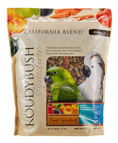 Alimento Para Pájaros  California Blend, Mediano, 44 Onzas