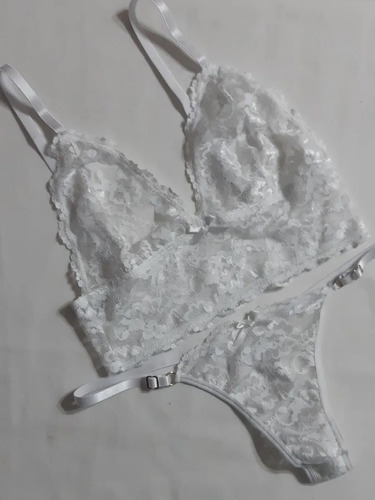 Encaje Bralette Top Con Less Regulable 