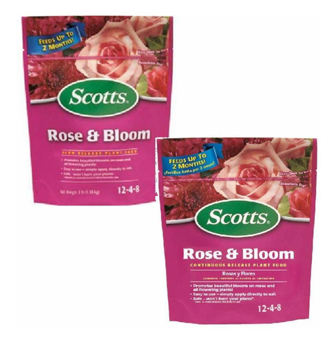 Scotts Rosa & Bloom Alimentos, Paquete De 2