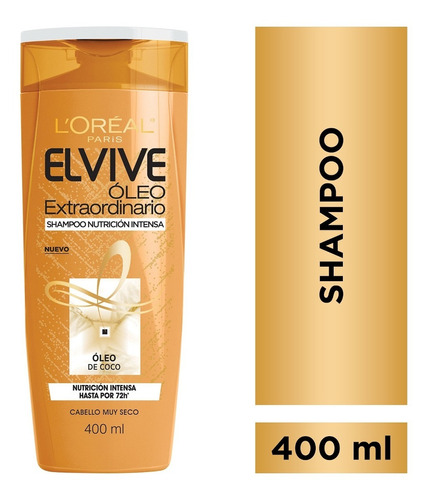 Shampoo Oleo Extraordinario Coco X400 Elvive Loreal Paris