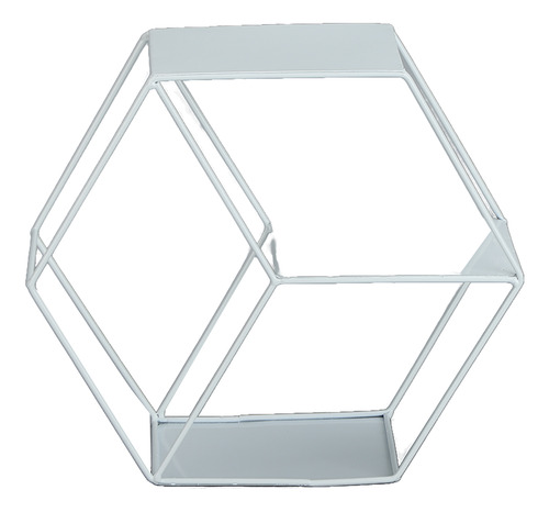 Estante Colgante Hexagonal Simple De Hierro Forjado Hexagona