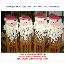 Comprar Forros De Sillas Navideños Cubre Sillas Cojines Luces