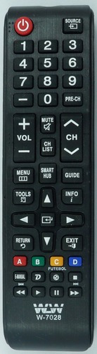 Kit 5 Controle Tvs Compatível Samsung Un32 Un40 Un43 Un48