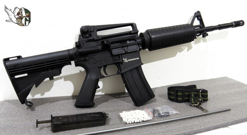 Imagen 5 de 5 de Cargador Rifle Airsoft M4 Eléctrica Full Metal Apg