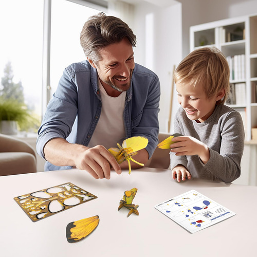 Makebug Fidget Toys Rompecabezas De Papel 3d Ecológicos Para