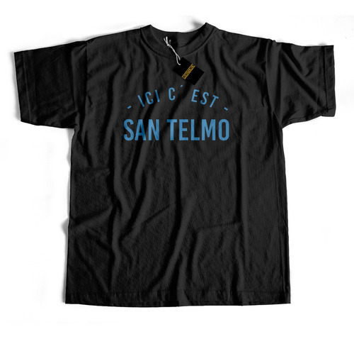 Remera  Aquí Está San Telmo - Ici C Est San Telmo Futbol