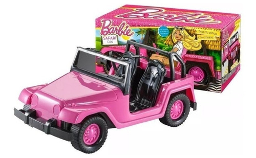 Jeep Safari Barbie Con Stickers P/decorar - Marca Miniplay 