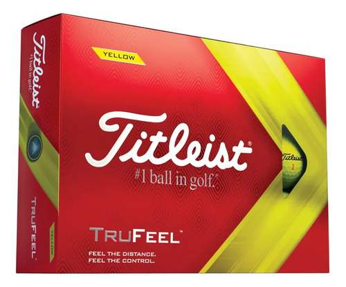 Pelotas Titleist Trufeel Amarillas X12 Unidades. Golflab