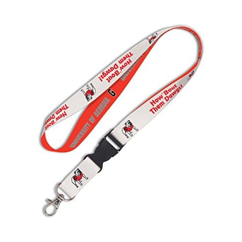 Lanyard Oficial De Georgia Bulldogs De 20 Pulgadas Cier...