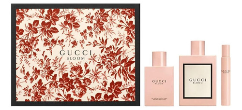 Gucci 3 Piezas Bloom Eau De Parfum Spray Gift Set Para Mujer