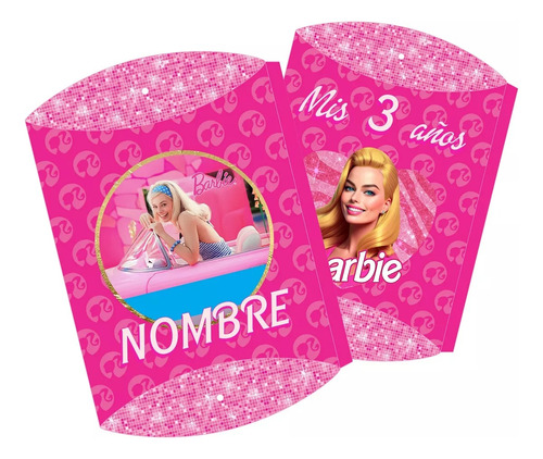 Kit Imprimible Piñata Cumpleaños Barbie Editable