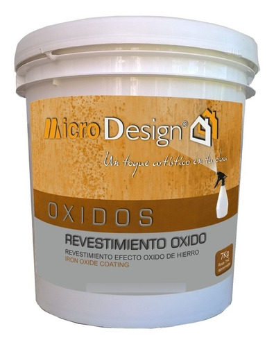 Microdesign Oxidos Revestimiento Efecto Oxido Hierro 7kg 