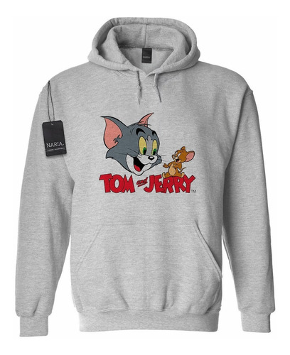 Buzo Canguro Niño Tom & Jerry Diseño Imagen Art Logo - Pstj1