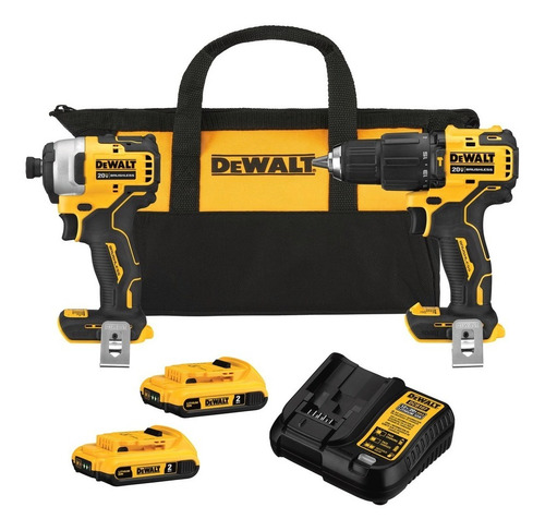 Combo Dewalt 20v Taladro + Atornillador Impacto Dck279d2 