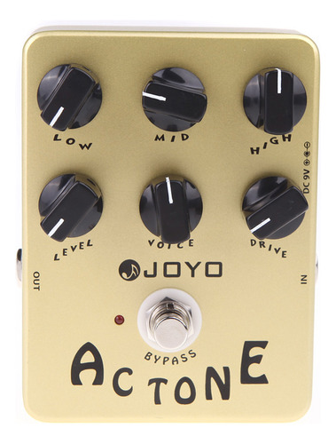 Pedal De Efectos Joyo Tone Amp Guitarra Jf-13 Vox