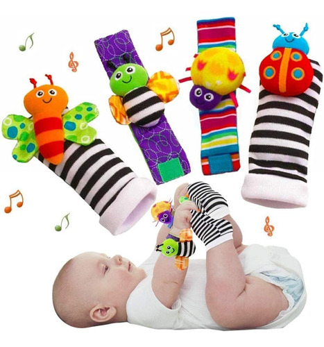 Juego De Regalo Esencial Para Beb Y Nio: Calcetines De Sonaj