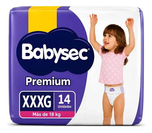 Pañal BabySec Bebé Premium