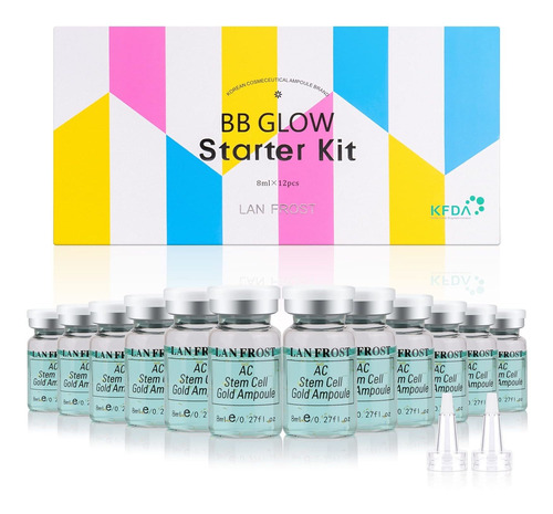 Bb Glow - Kit De Iniciación De Ampolla De Ácido Hialurónico