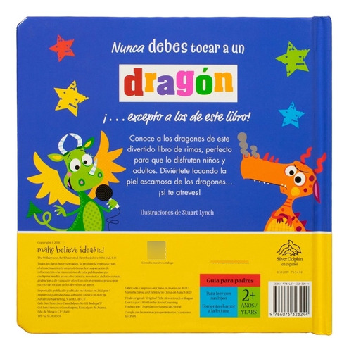 Nunca Toques A Un Dragón Libro Con Textura Silver Dolphin